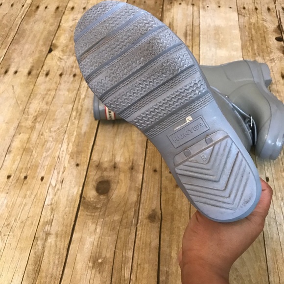 Hunter Blue Sparkle Glitter Boots Size 5 - Picture 7 of 8